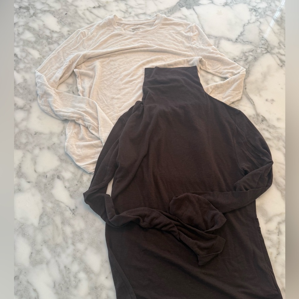 Bundle of Two Uniqlo Heattech Tops